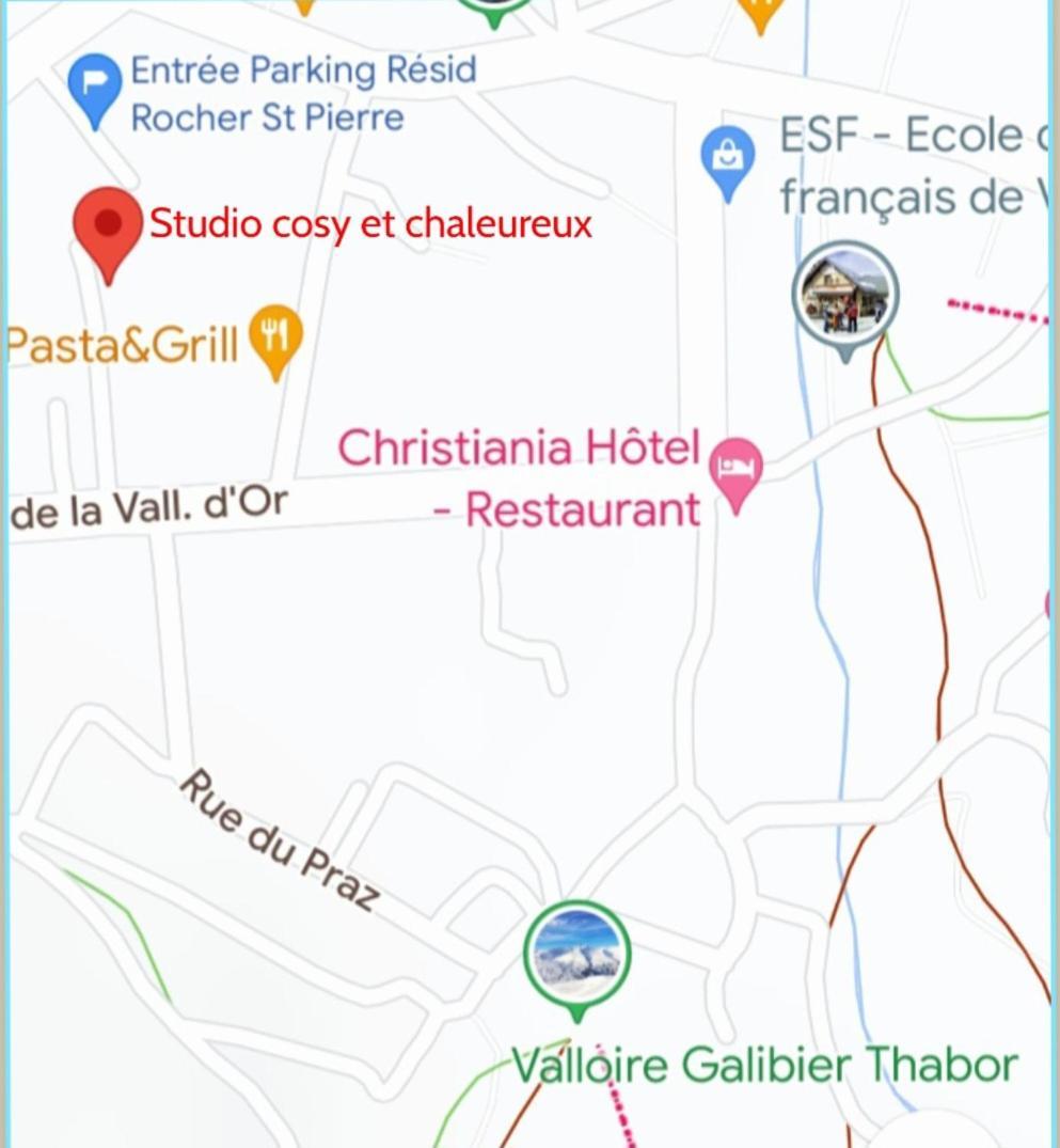 Studio Cosy Et Chaleureux Valloire Ngoại thất bức ảnh